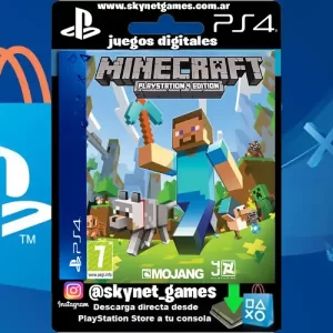 Minecraft ( PS4 / PS5 DIGITAL ) CUENTA SECUNDARIA