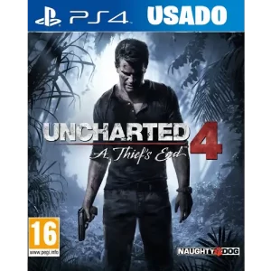 Uncharted 4 A Thiefs End ( PS4 / FISICO USADO ) SOBRE