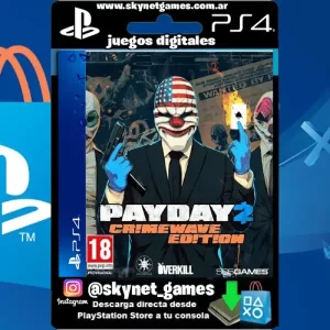 PayDay 2 ( PS4 / PS5 DIGITAL ) CUENTA SECUNDARIA
