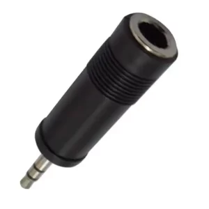 Adaptador Conector Ficha Plug 6,5 mm Hembra a Plug 3,5 mm Macho