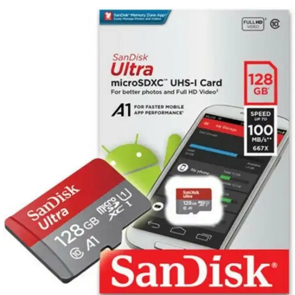 MICRO SD 128GB SANDISK ULTRA CLASE 10 – SANDISK