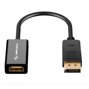 Convertidor Adaptador DISPLAYPORT Macho A HDMI Hembra Activo Full Hd