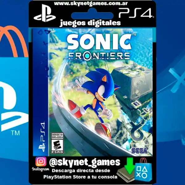 Sonic Frontiers ( PS4 / PS5 DIGITAL ) CUENTA SECUNDARIA