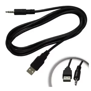 Adaptador Conector CABLE USB Macho a Plug 3.5 Macho