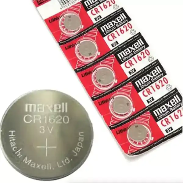 Pila botón Maxell CR1620 de litio 3V (larga duración)
