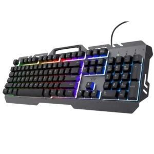 Teclado Gaming Metalico con LED GXT 853 ESCA – TRUST