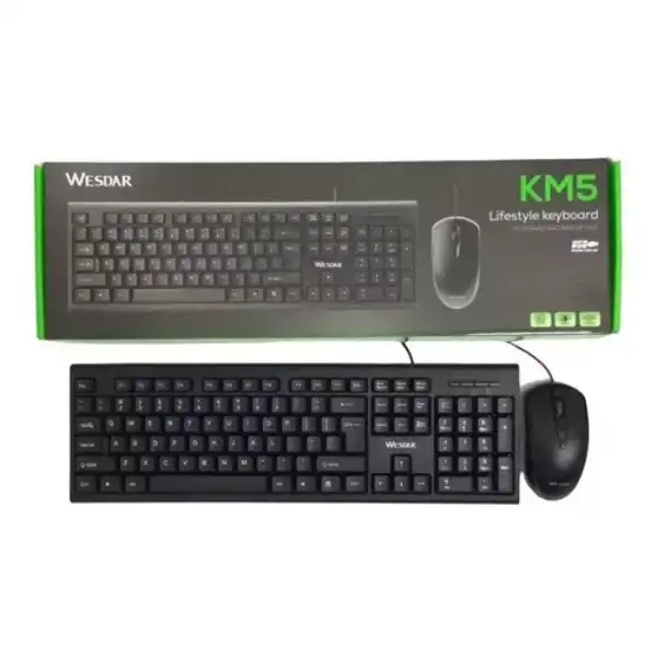 COMBO Teclado + Mouse KM5 – WESDAR